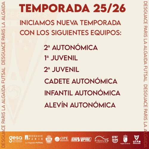 cartel informativo equipos